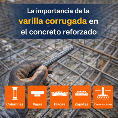 La importancia de la varilla corrugada en el concreto reforzado